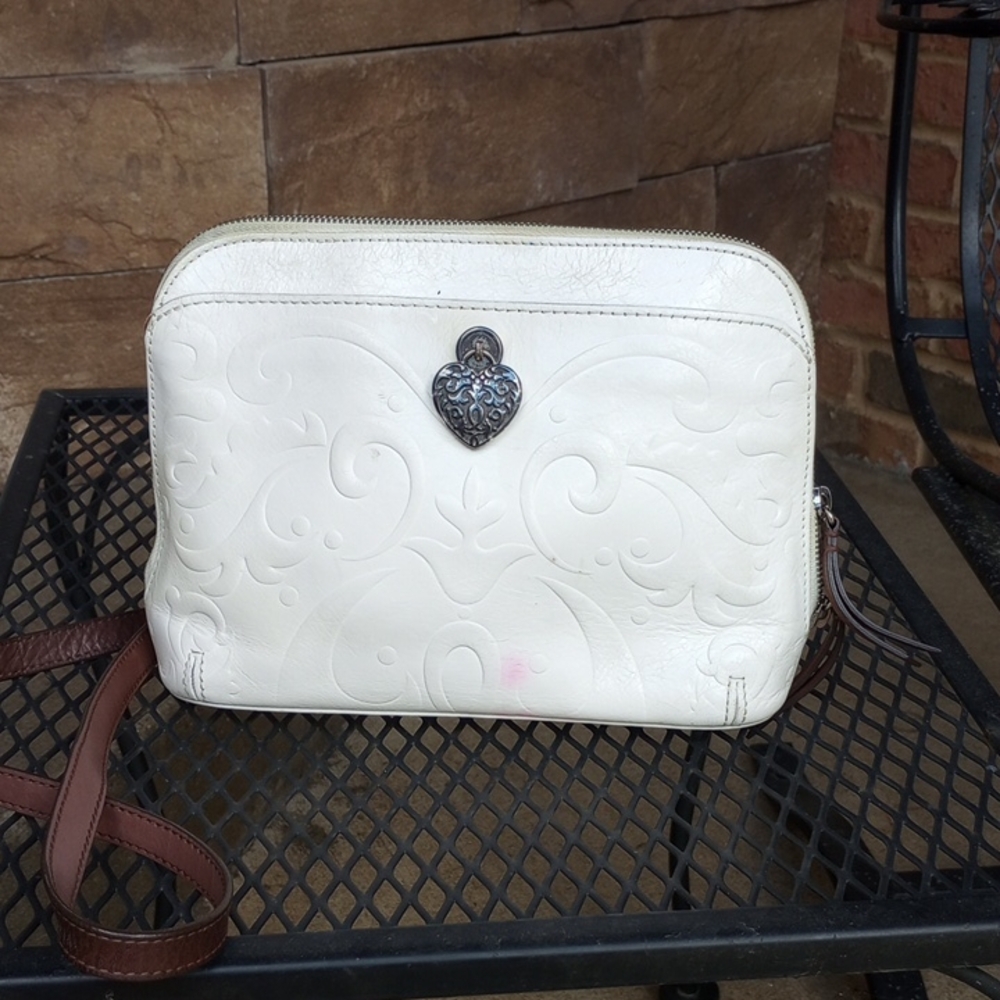 Brighton Ivory Organizer Cross Boby - Picture 1 of 9